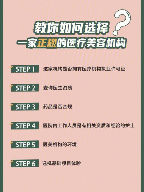 医美小白入门必看！如何选择靠谱的医美机构？(機構必看如何選擇)