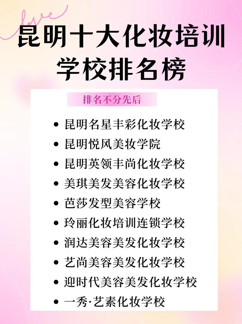 昆明化妆学校哪家好？专业人士推荐这三家！(化妝學校學員)