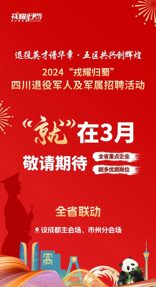 2024年“戎耀归蜀”四川退役军人及军属夏季联动招聘活动开幕(退役軍人崗位)