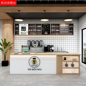 吧台展示柜的特殊形态——收银台+蛋糕柜+现烤柜一体设计(吧臺展示櫃收銀臺)