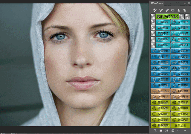 人像精修必备”神器“_DR5.0插件白金版_修图飞快、更简单(插件人像白金版)