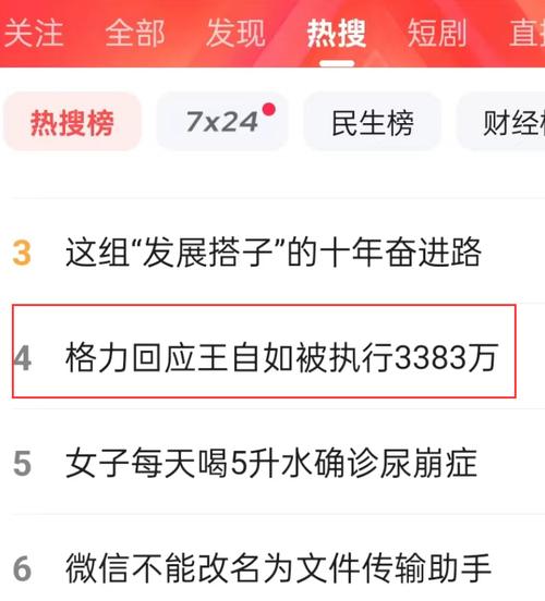 格力之虎王自如被强制执行 3383 万_网友：现在该看眼工资条了吧？(工資條強制執行網友)