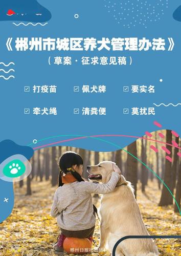 养犬不再任性！郴州拟最高罚款5000元(養犬罰款飼養)