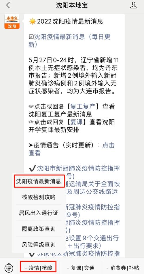 沈阳解除部分风险区！辽宁多地通报新增感染者详情轨迹(乘坐核酸疫情)