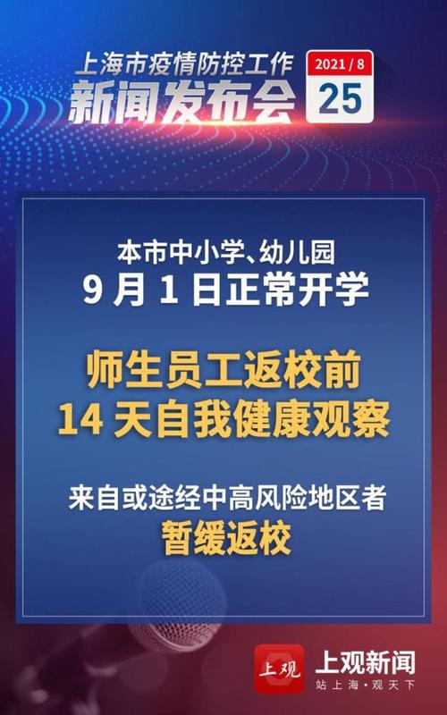 官宣！上海中小学、幼儿园9月1日照常开学！上海新增2例本土确诊病例_涉及2个区→(病例核酸陰性)