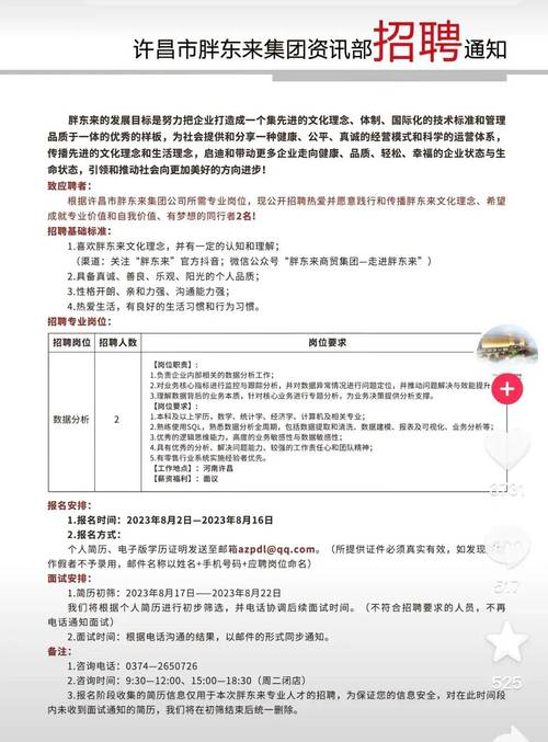 许昌胖东来时代广场迪奥专柜招聘《内附招聘要求》(迪奧東來專櫃)