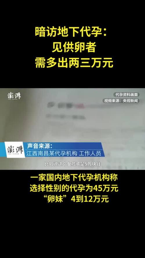 地下交易动辄几十万元_代孕买卖违法又缺德_急需更细立法(代孕萬元機構)